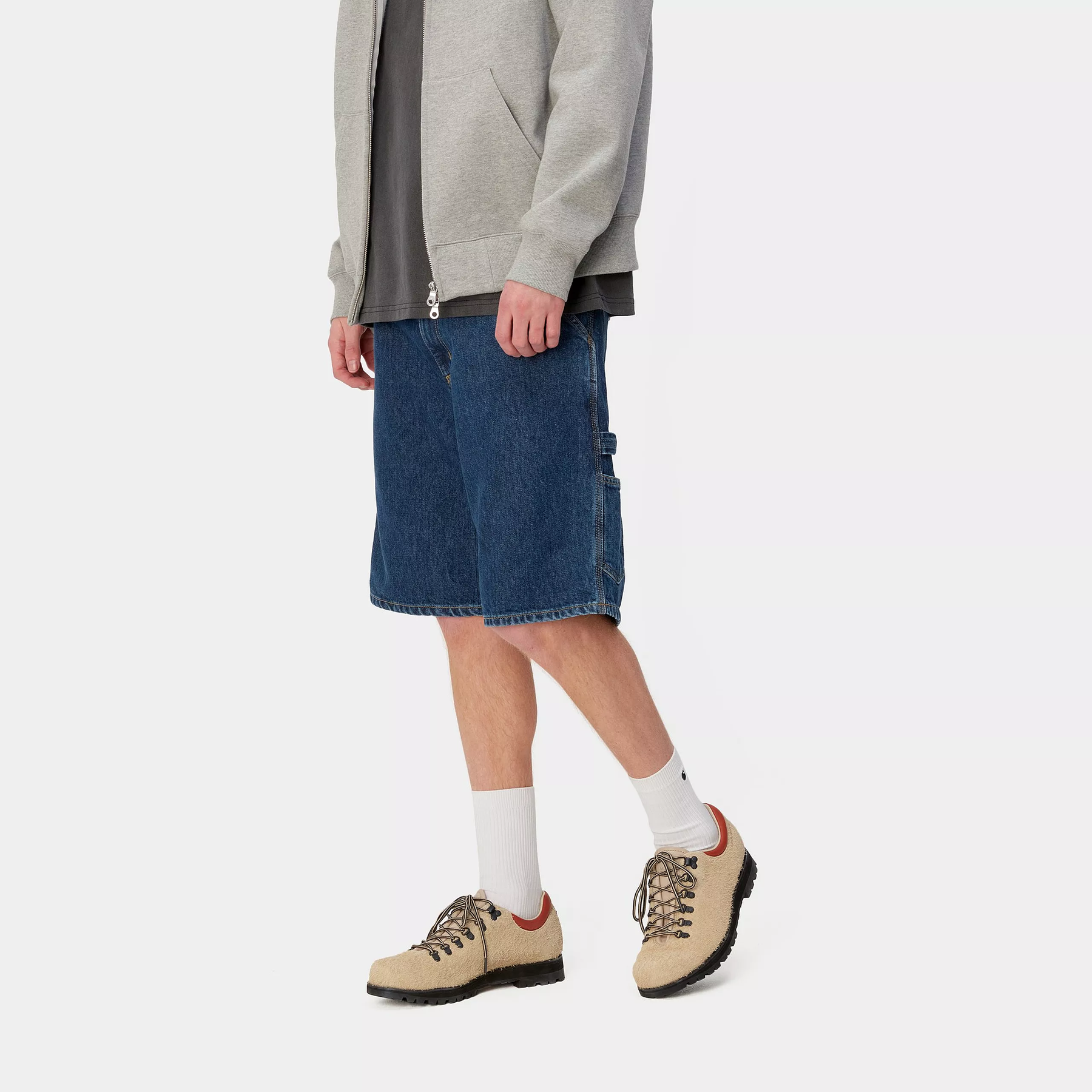 SHORT CARHARTT WIP SINGLE KNEE BLUE STN