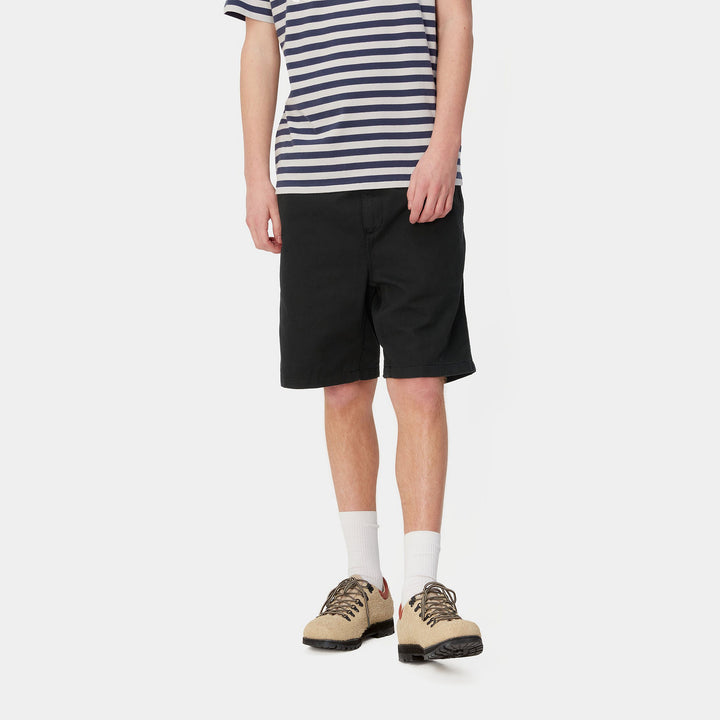 SHORT CARHARTT WIP FLINT BLACK