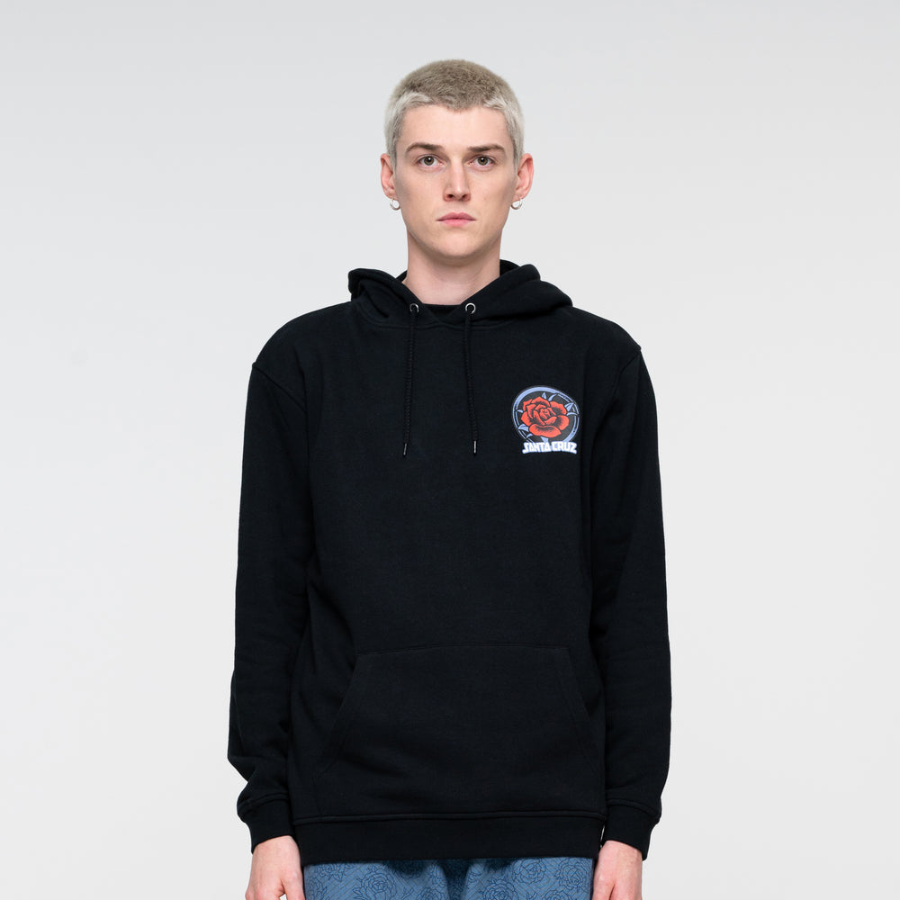 HOOD SANTA TIL THE END HAND BLACK