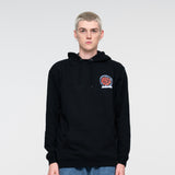 HOOD SANTA TIL THE END HAND BLACK