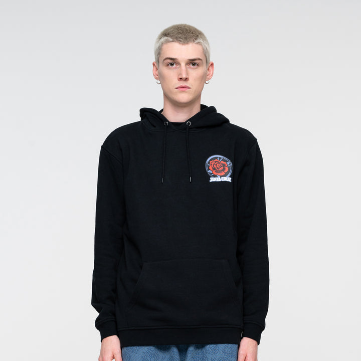 HOOD SANTA TIL THE END HAND BLACK