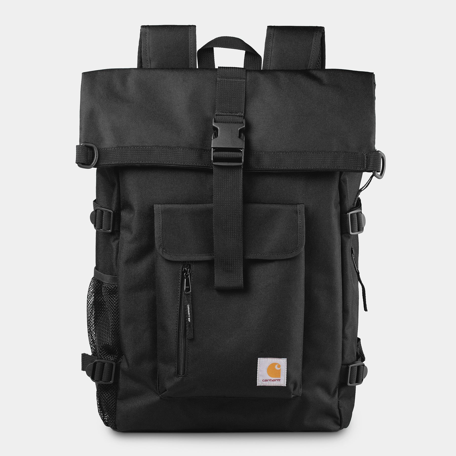 CARHARTT WIP PHILIS BLACK BACKPACK
