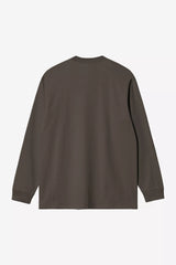 CTA CARHARTT WIP L/S CHASE SHUNGITE
