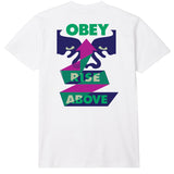 CTA OBEY RISE ABOVE RIBBON WHITE