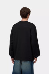 CTA CARHARTT WIP L/S  BLACKLETTER BLACK