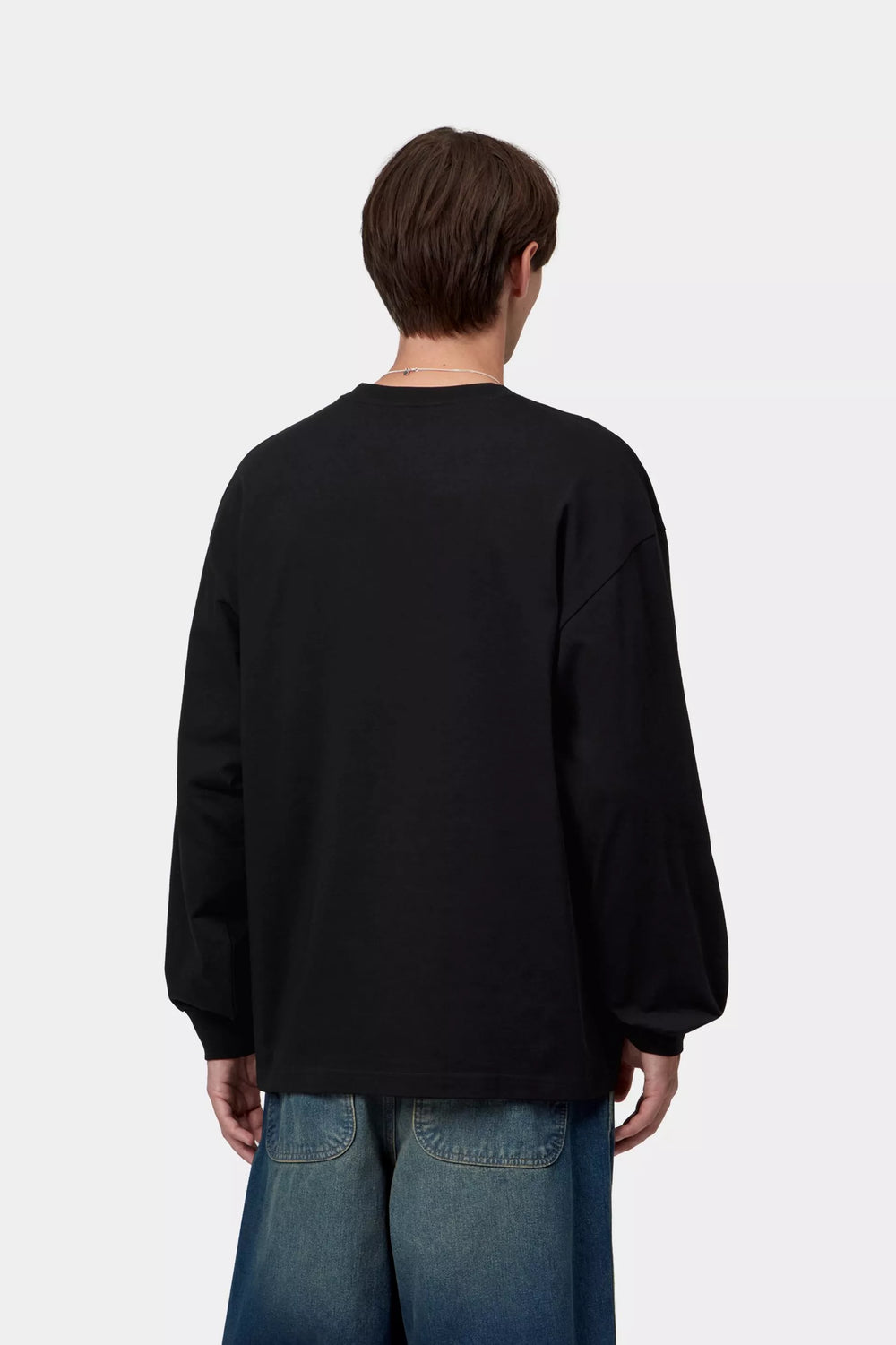 CTA CARHARTT WIP L/S  BLACKLETTER BLACK