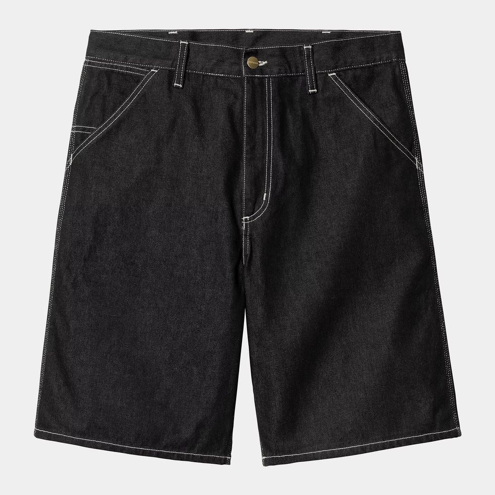 SHORT CARHARTT WIP SIMPLE BLACK ONE WASH