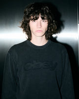SWEATER OBEY SPEED LOGO BLACK FADED