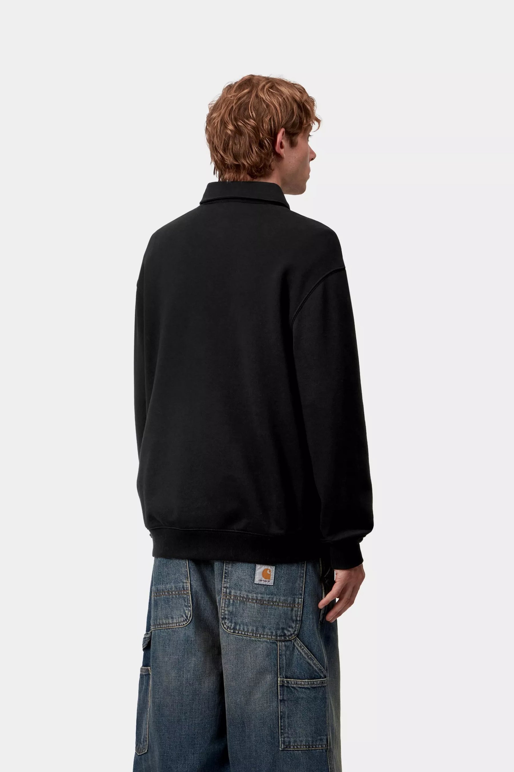 CREW CARHARTT WIP POLO BLACK