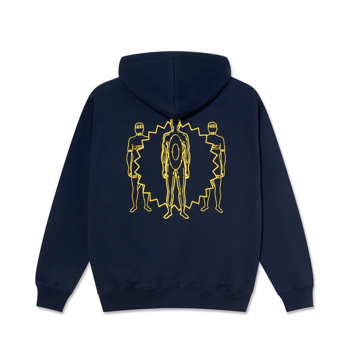 HOOD FLEECE DAVE ANYONE NEW NAVY