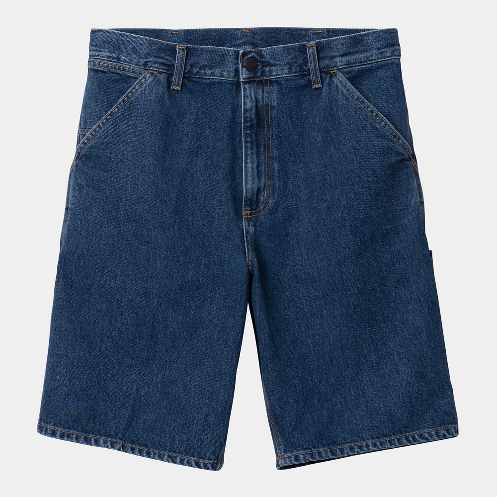 SHORT CARHARTT WIP SINGLE KNEE BLUE STN