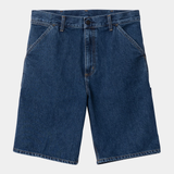 SHORT CARHARTT WIP SINGLE KNEE BLUE STN