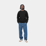 CREW CARHARTT WIP CHASE BLACK/GOLD