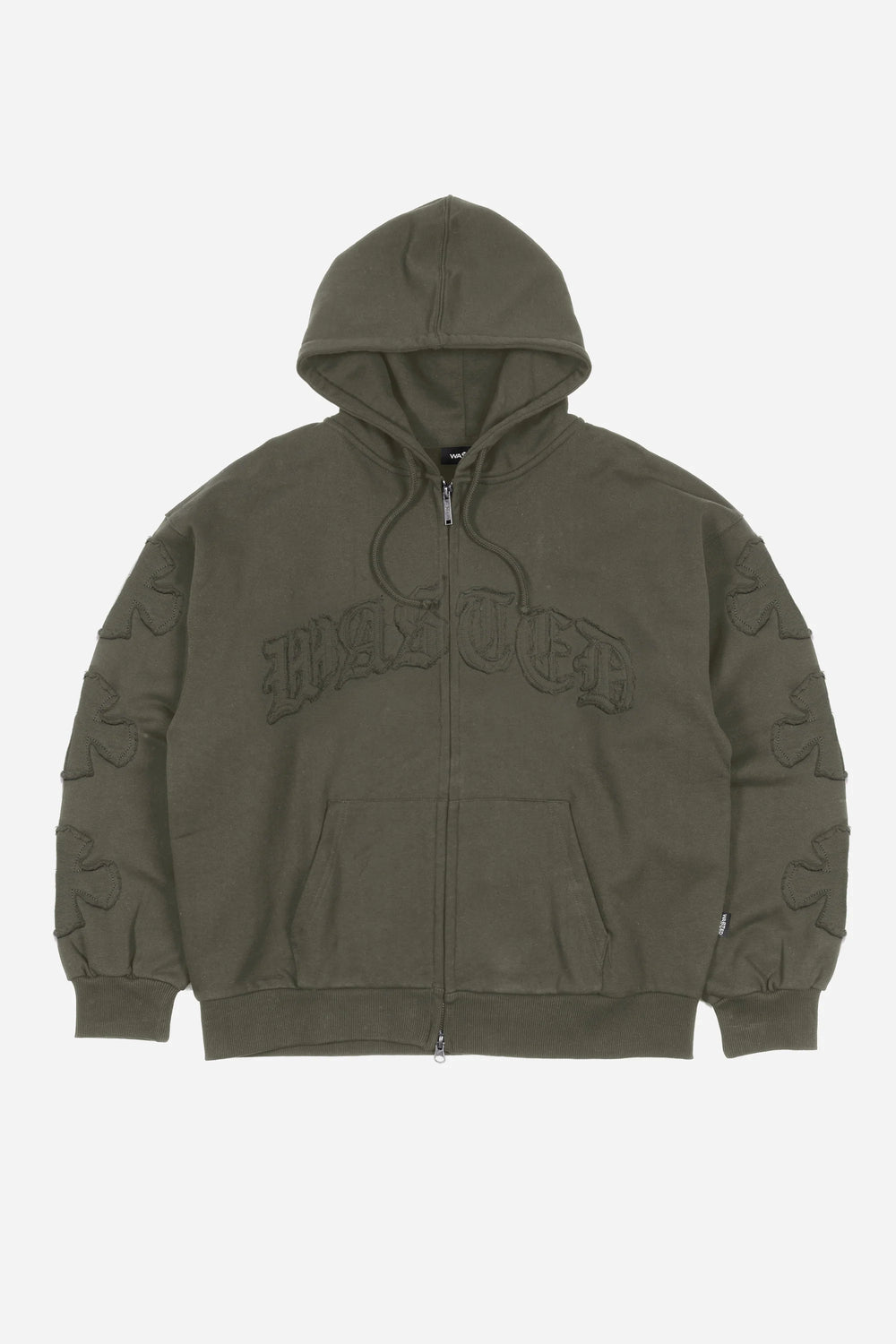 ZIP HOOD WASTED ORDO ARMY GREEN