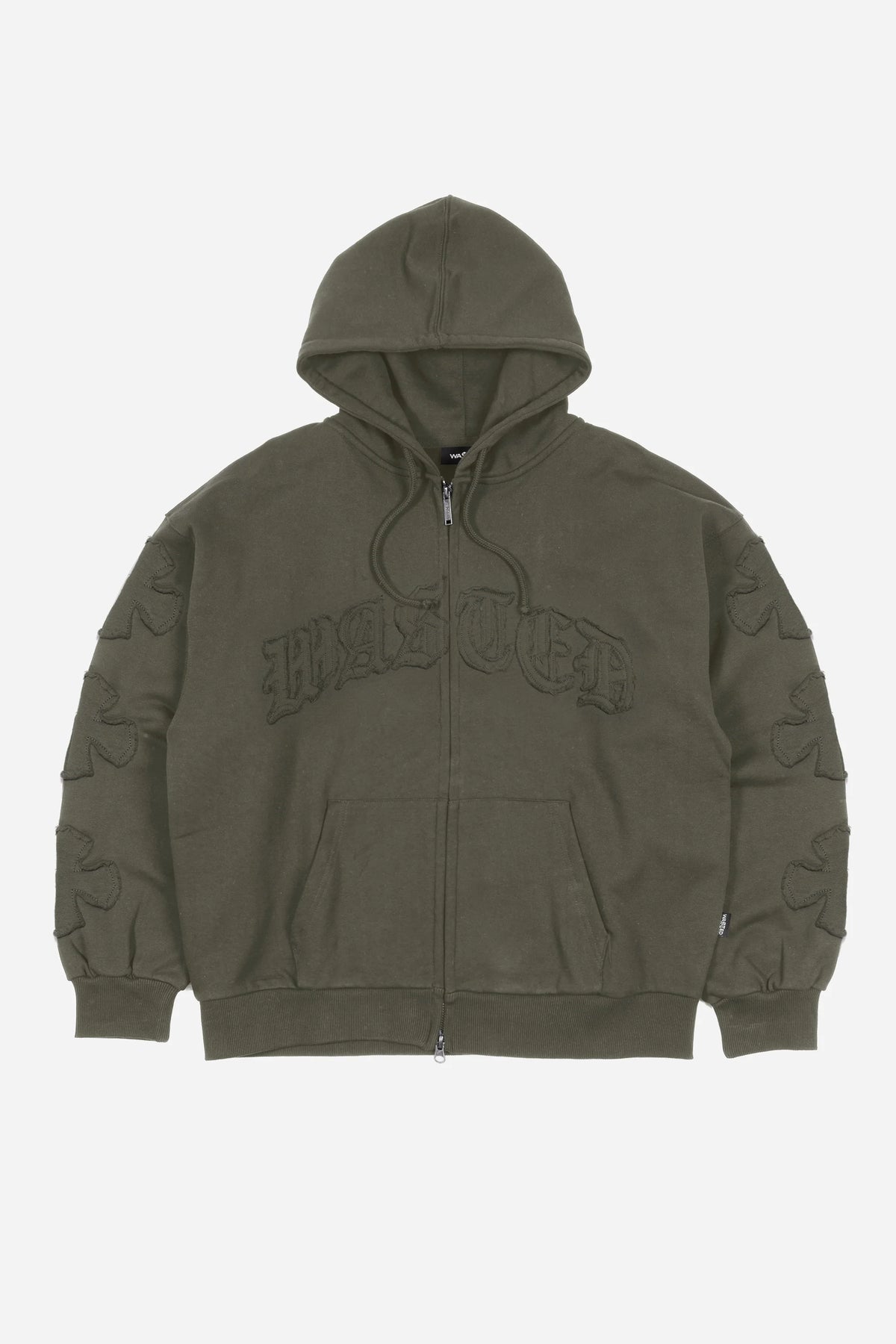 ZIP HOOD WASTED ORDO ARMY GREEN
