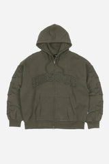 ZIP HOOD WASTED ORDO ARMY GREEN