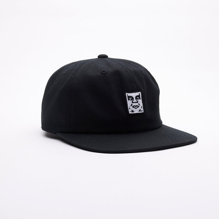 OBEY ICON PATCH BLACK CAP