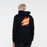 HOOD SANTA FLAMED NOT A DOT BLACK