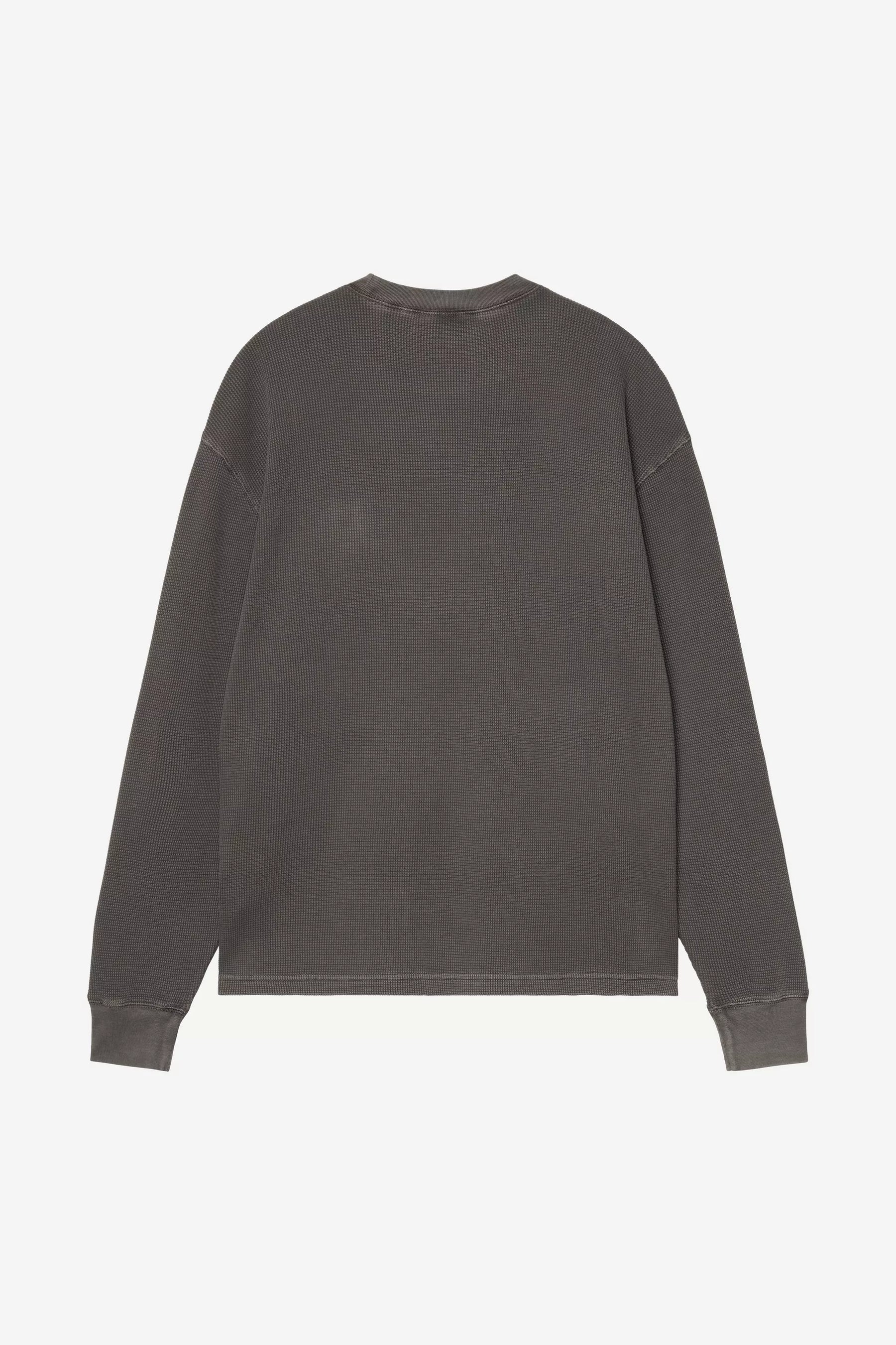CTA CARHARTT WIP L/S VISTA WAFFLE BLACK
