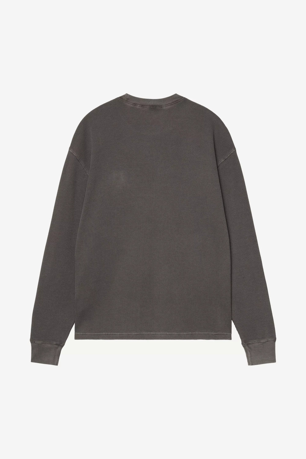 CTA CARHARTT WIP L/S VISTA WAFFLE BLACK