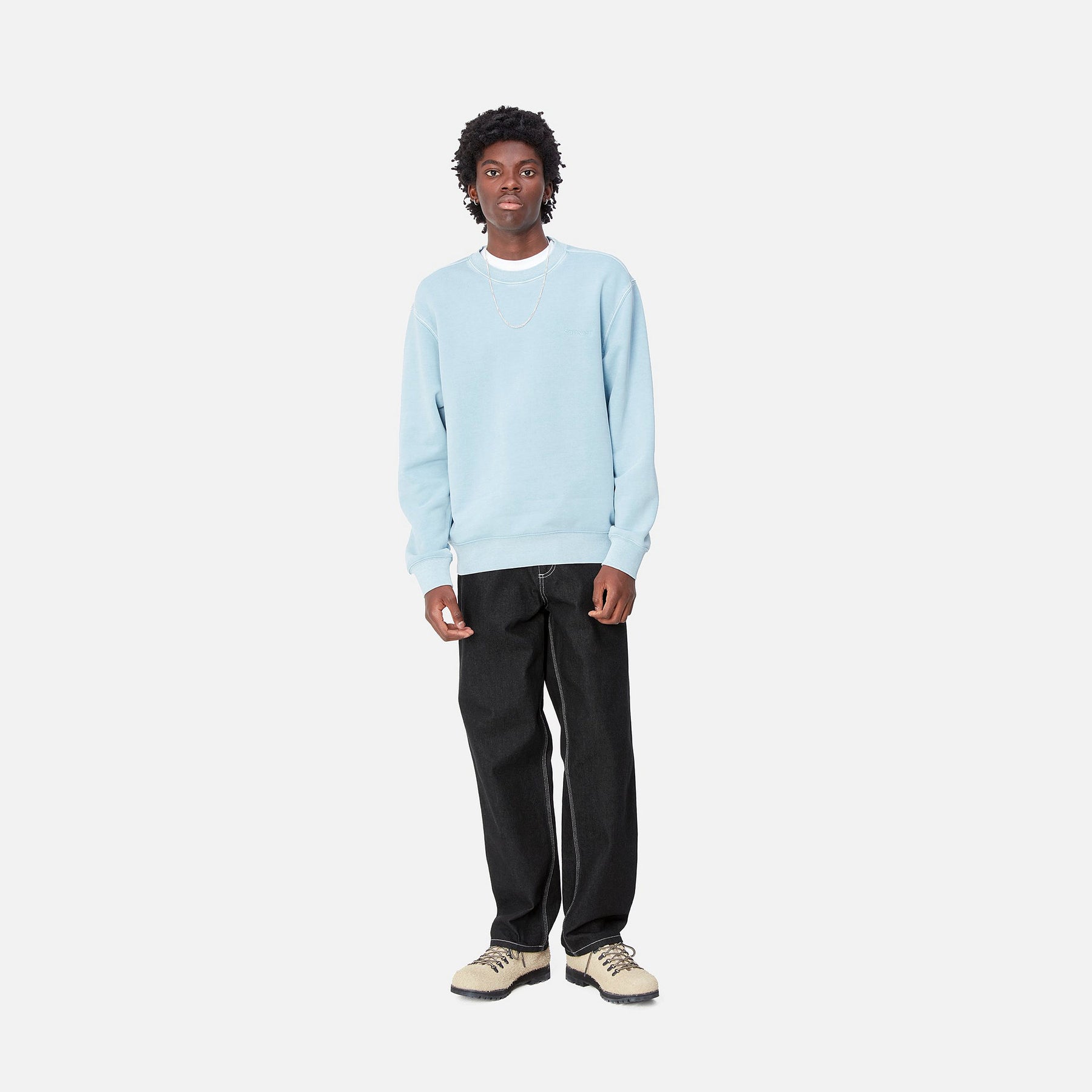 PANT CARHARTT WIP SIMPLE BLACK ONE WASH