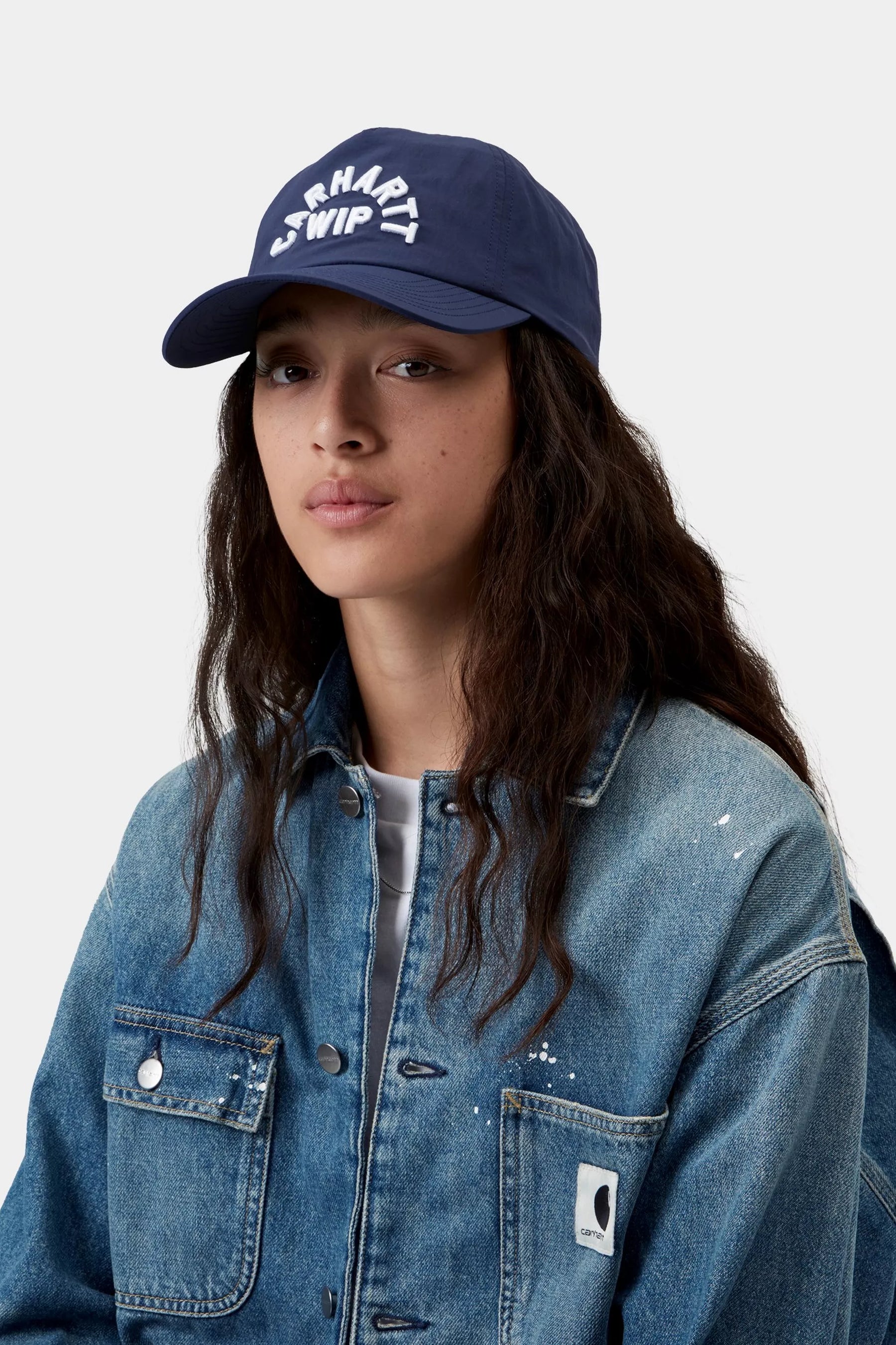 GORRA CARHARTT WIP ARCH SCRIPT DARK NAVY