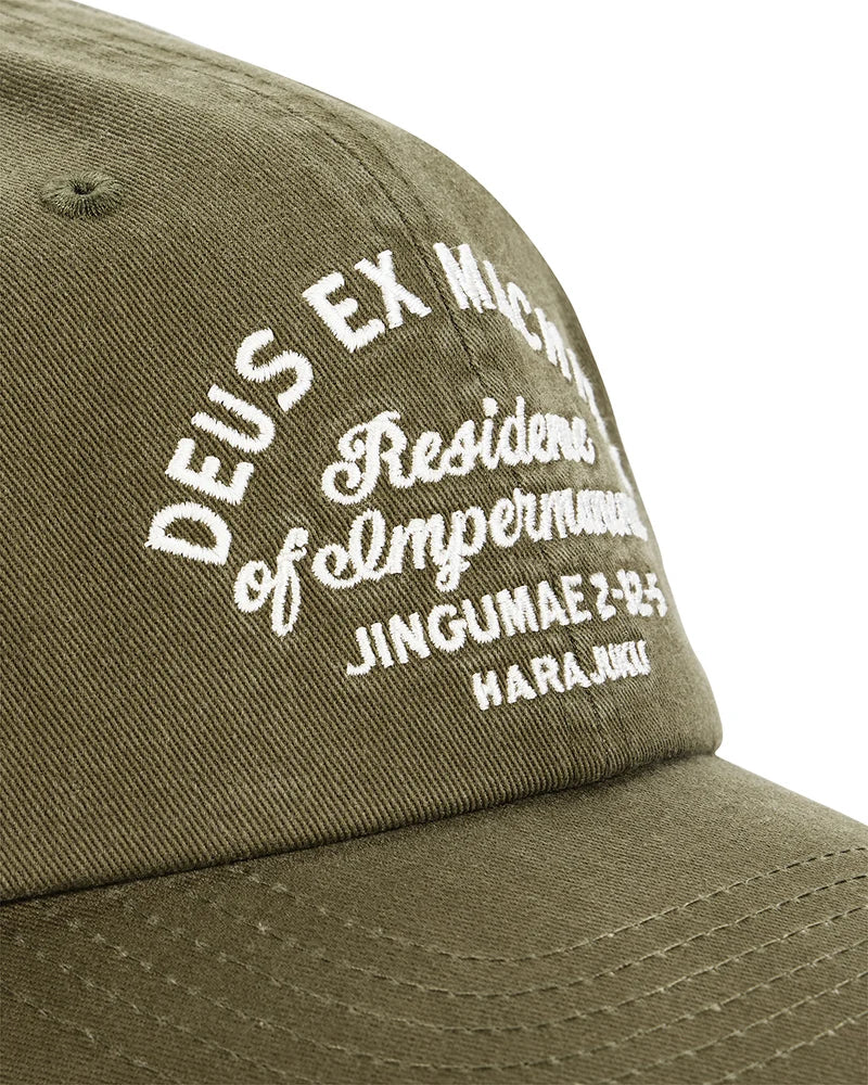 GORRA DEUS HARAJUKU SIGN DAD OLIVE GREEN