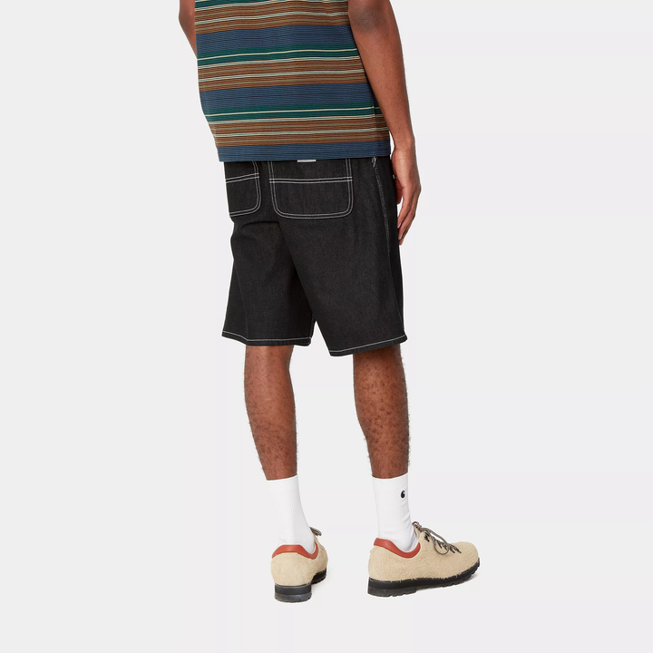 SHORT CARHARTT WIP SIMPLE BLACK ONE WASH