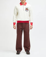 HALF ZIP DEUS ALL OTHERS LIGHT GREY