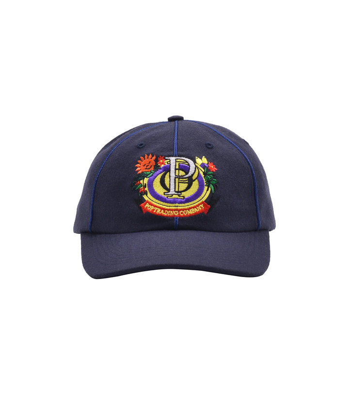 POP FLORAL CREST NAVY WOOL CAP