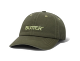 GORRA BUTTER ROUNDED LOGO WASHED ARMY