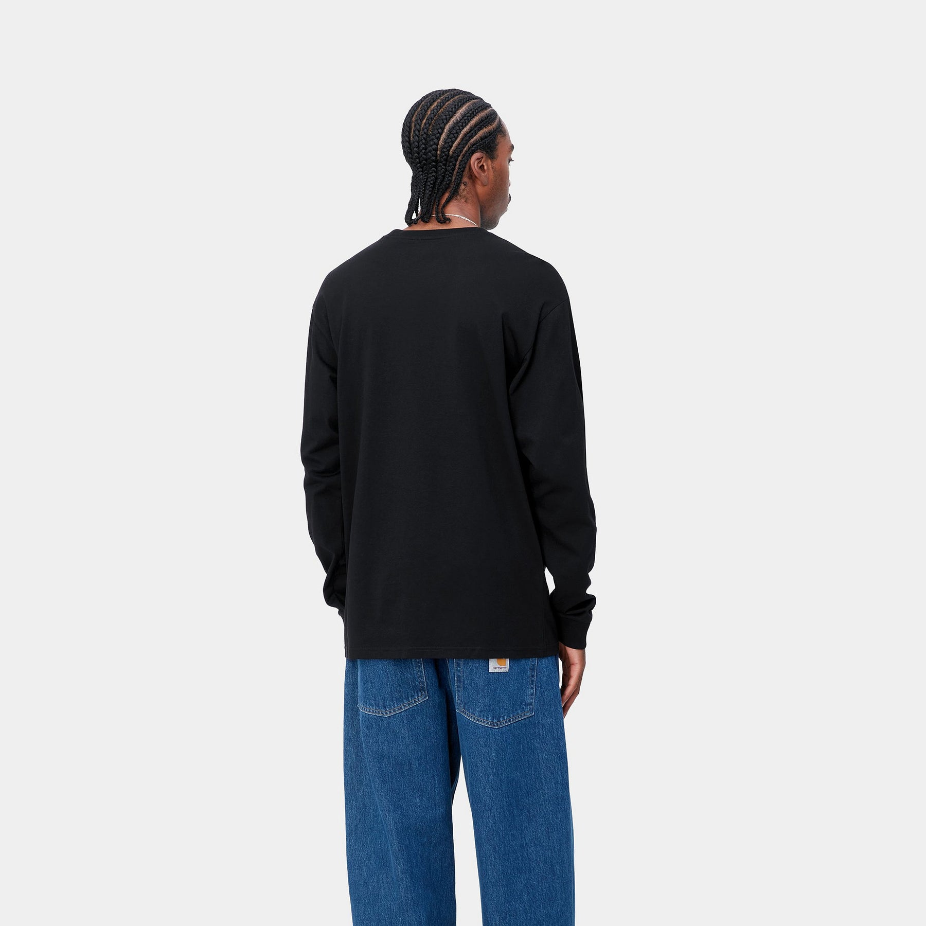 CTA CARHARTT WIP L/S CHASE BLACK/GOLD