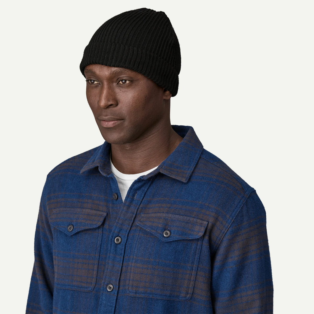 GORRO PATAGONIA FISHERMAN ROLLED BLACK