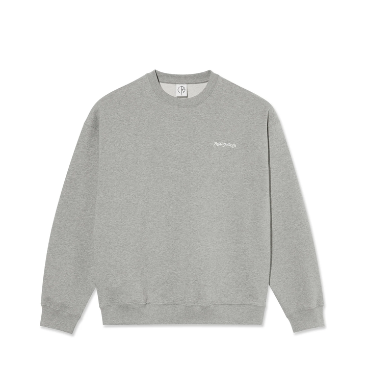 CREW POLAR DAVE SURF LOGO HEATHER GREY