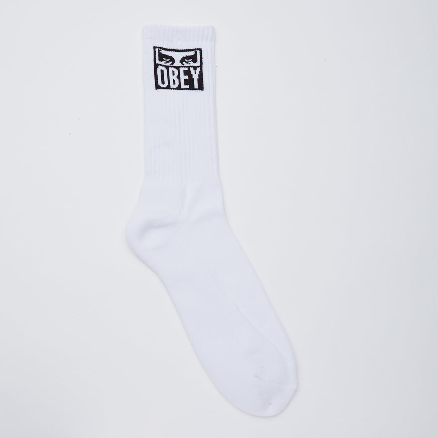 CALCETINES OBEY EYES ICON WHITE