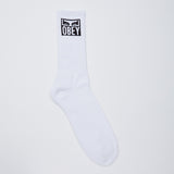 CALCETINES OBEY EYES ICON WHITE