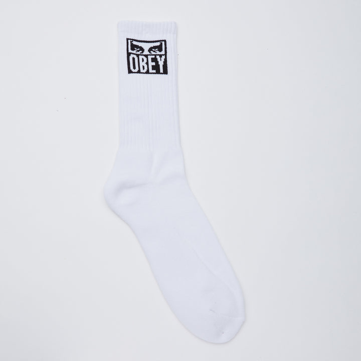 CALCETINES OBEY EYES ICON WHITE