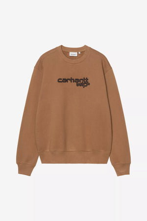 CREW CARHARTT WIP WIRELESS H BROWN