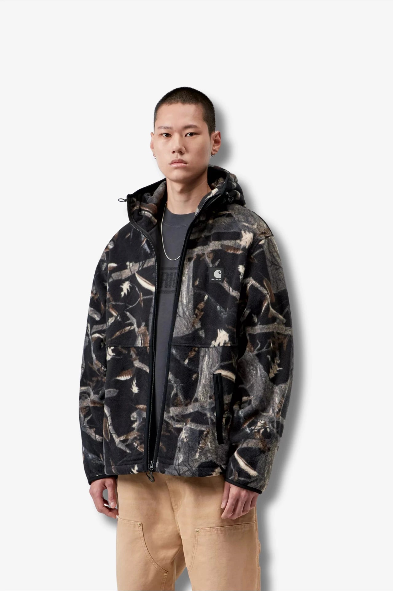 CHT CARHARTT WIP BLEVIN LINER CAMO FEATH