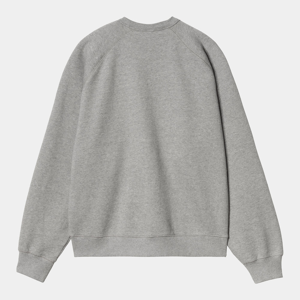 CREW CARHARTT WIP LAZY DUCK GREY HEATHER