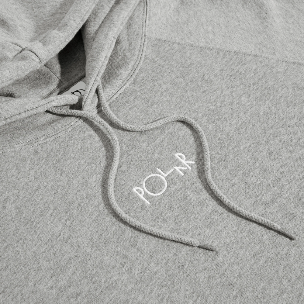 FLEECE HOOD DEAFULT HEATHER GRAY
