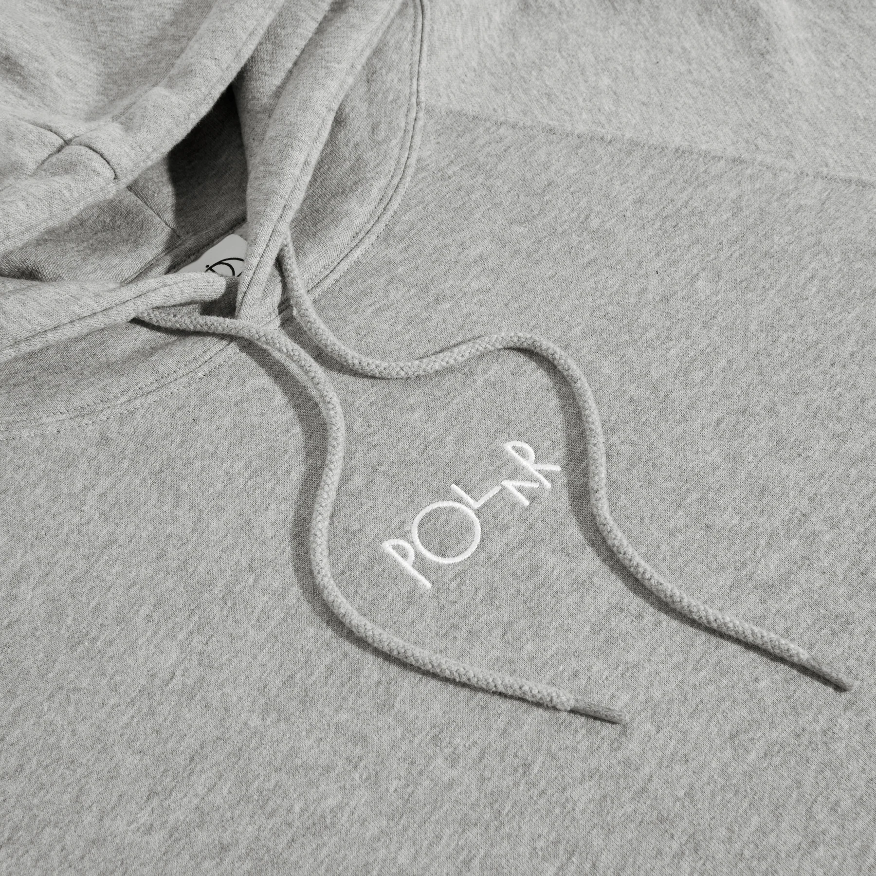 FLEECE HOOD DEAFULT HEATHER GRAY
