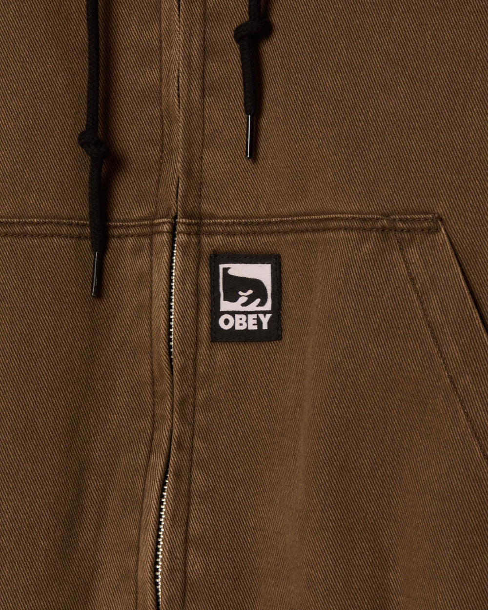 CHT OBEY GLEN ZIP UP WREN FADED