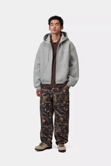 HOOD ZIP CARHARTT WIP EBBERT GREY HEATHE