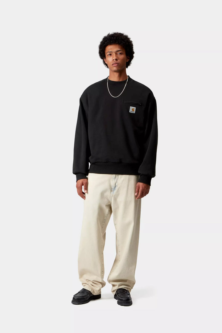 CREW CARHARTT WIP DETROIT BLACK STONE