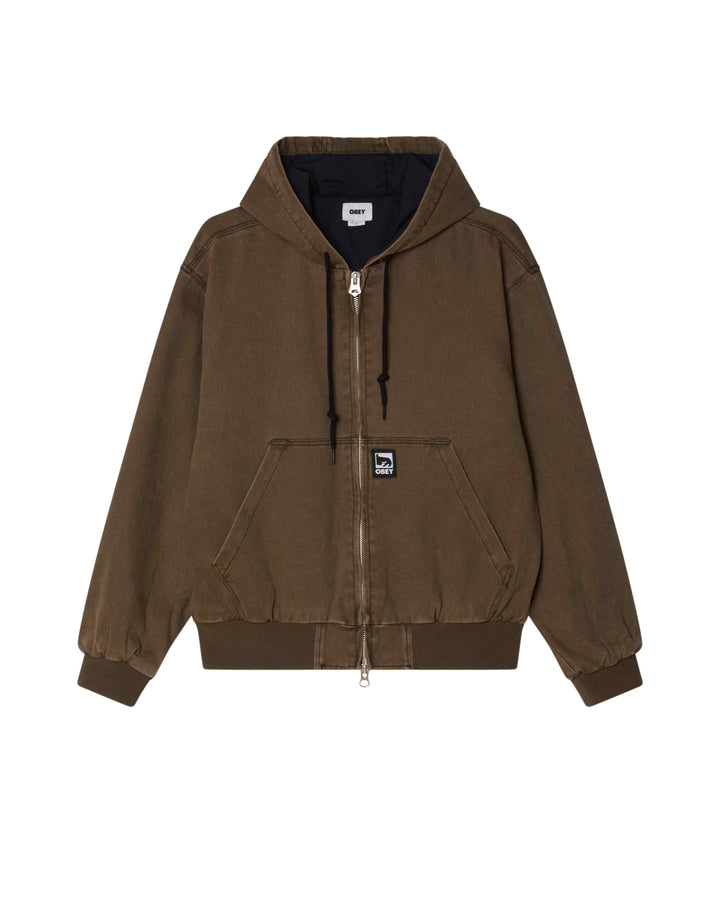 CHT OBEY GLEN ZIP UP WREN FADED