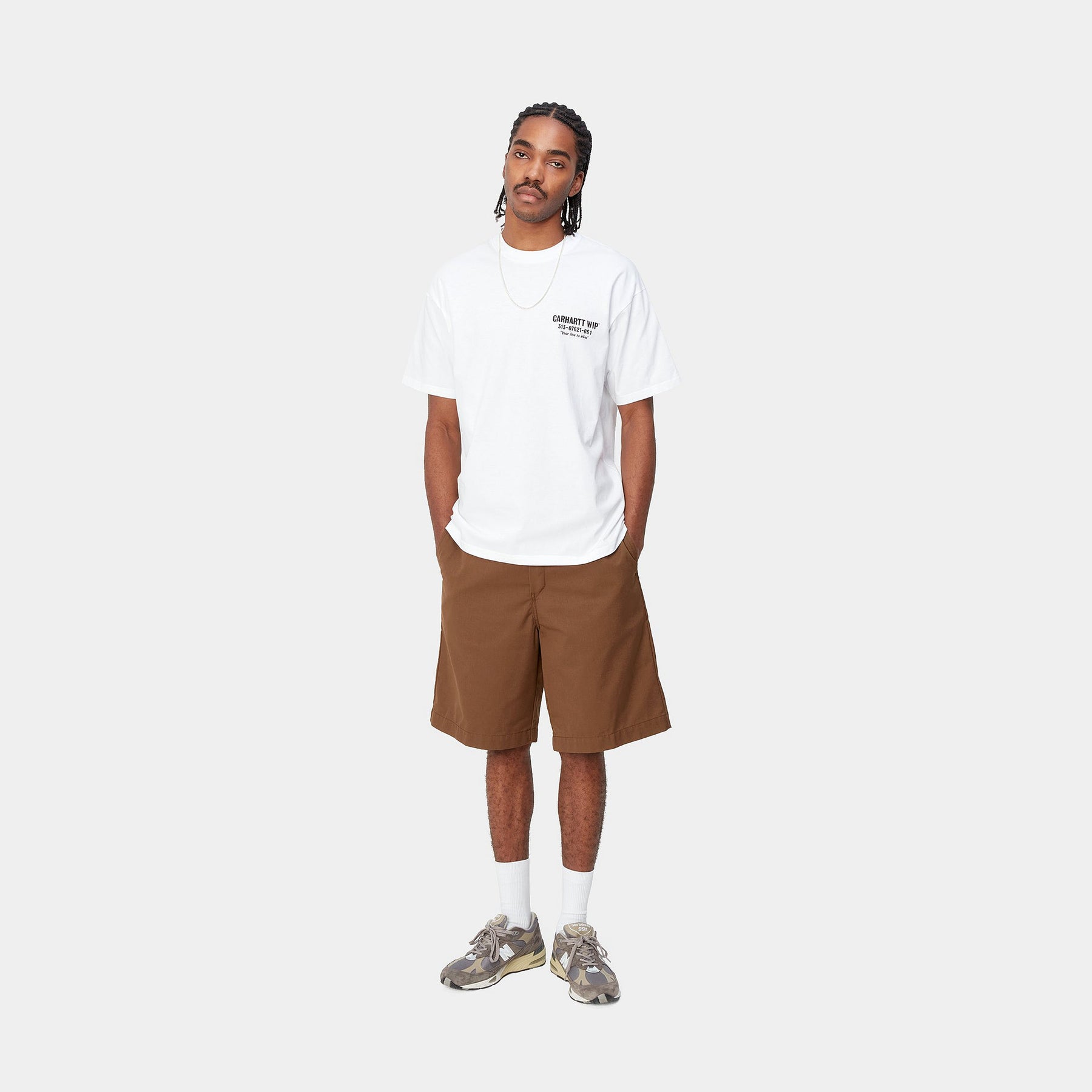 CTA CARHARTT WIP LESS TROUBLES WHITE