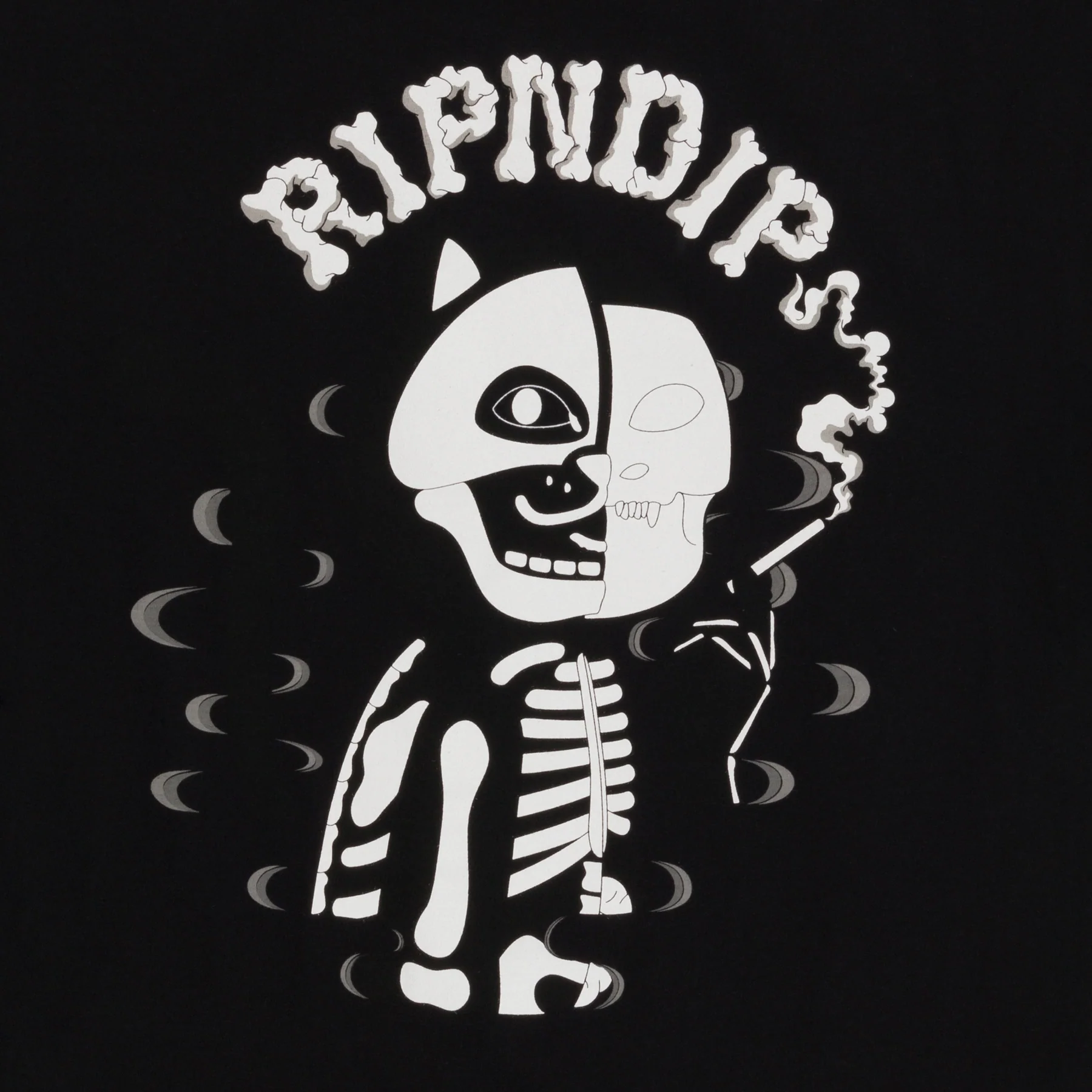 CTA RIPNDIP SKELLY NERM BLACK