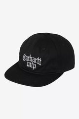 GORRA CARHARTT WIP BLACKLETTER BLACK