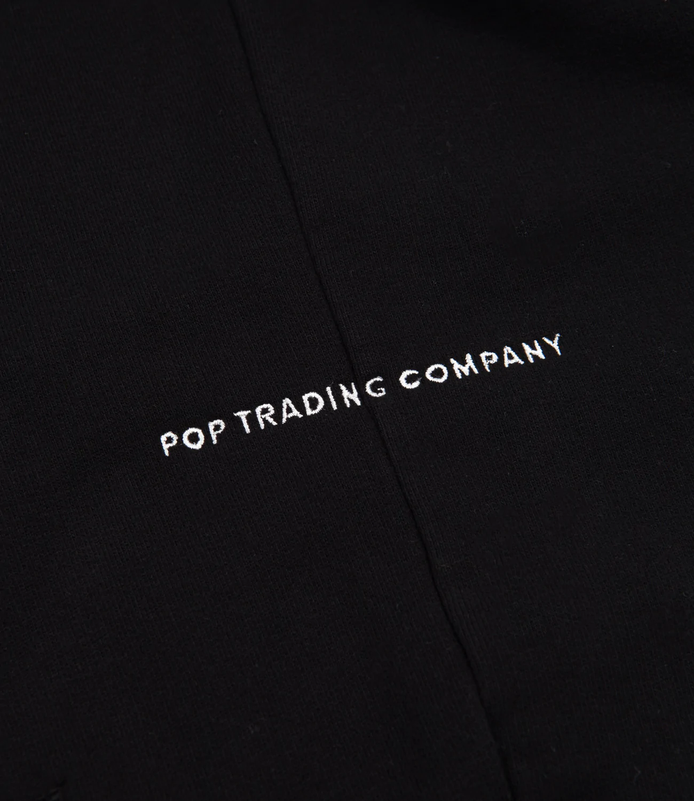 HOOD POP LOGO BLACK/WHITE